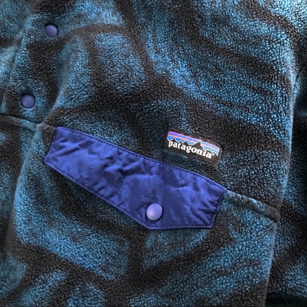 Patagonia Synchilla Snap T - Shale: Navy Blue